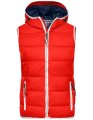 Dames Bodywarmer Daiber JN1075 Rood-Wit